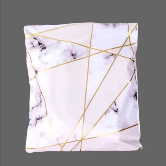 LAST SET🎉20 White Marble Poly Bags perfect for Winter 2025 - Picture 3 of 3